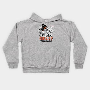 Fog City Big Stick Baseball Slugger Kids Hoodie